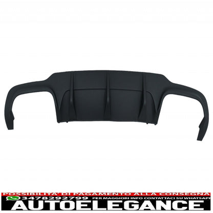 Punte del silenziatore del diffusore d'aria della mantovana del paraurti posteriore adatte per mercedes classe c w204 amg sport line (2012-2014) limousine