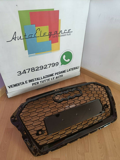 GRIGLIA ADATTA PER AUDI A3 8V 2017-2019 LOOK RS3 NERA ECONOMICA