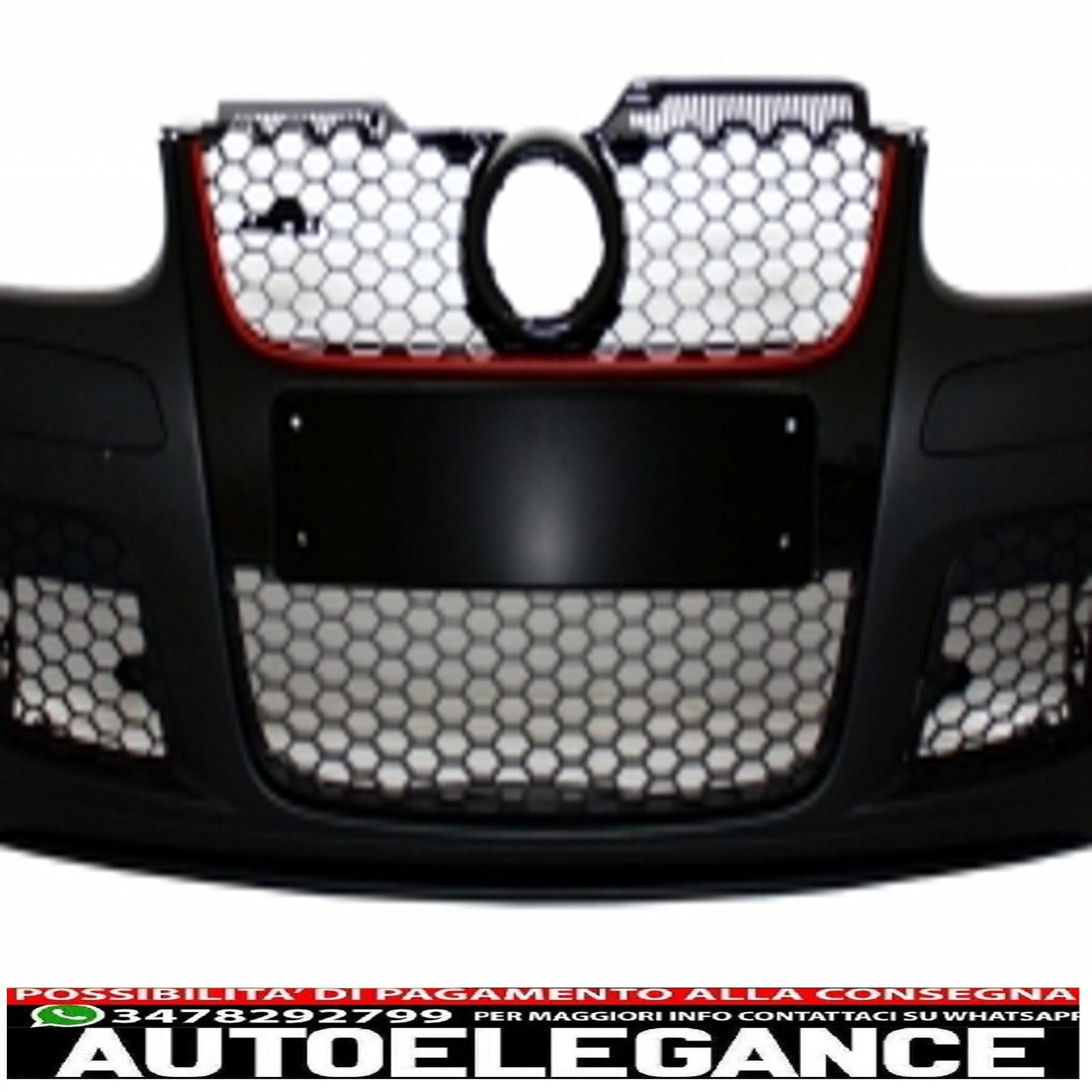 front bumper suitable for vw golf mk 5 v golf 5 (2003-2007) gti design with side skirts 