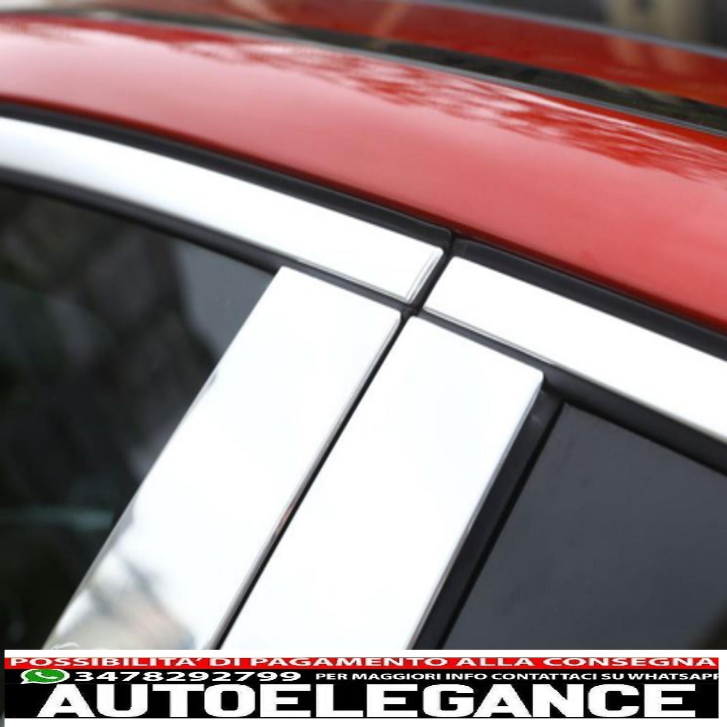 cinghia ornativa alluminio saulo b per mercedes w205 classe c (6 pezzi)-mostra il titolo originaletesto originalealuminium zierleisten b saule für mercedes w205 c-klasse (6-tlg) AUTOELEGANCERICAMBI