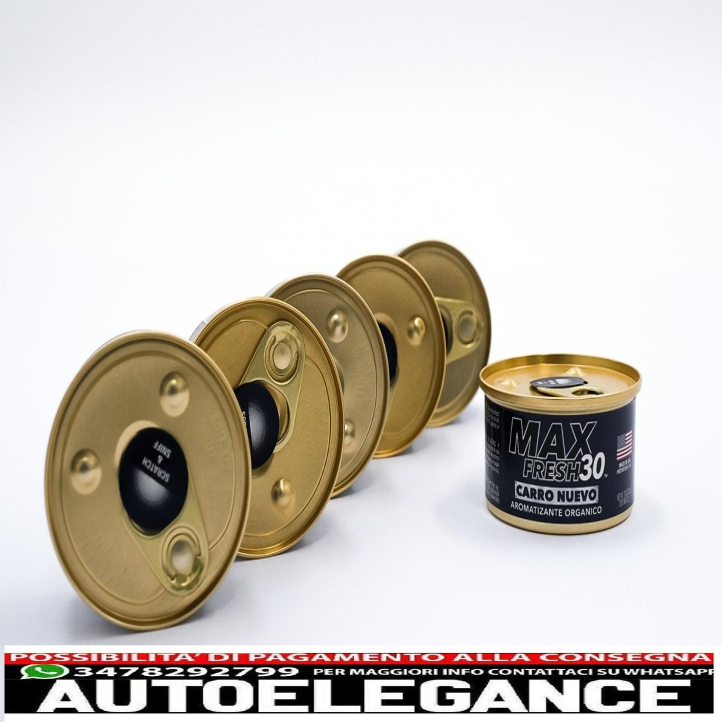 paradise air fresh organic deodorant without cap can max fresh 30 6 cans new car