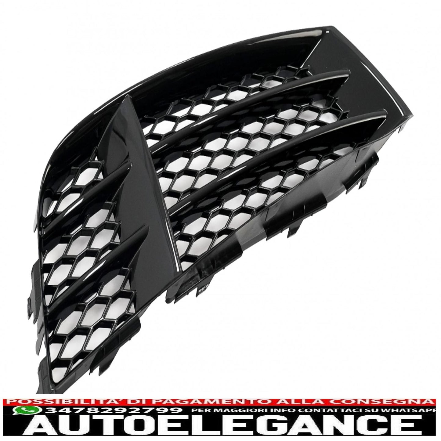 Griglie laterali inferiori del paraurti anteriore adatte per audi a5 8t (2007-2016) design RS5