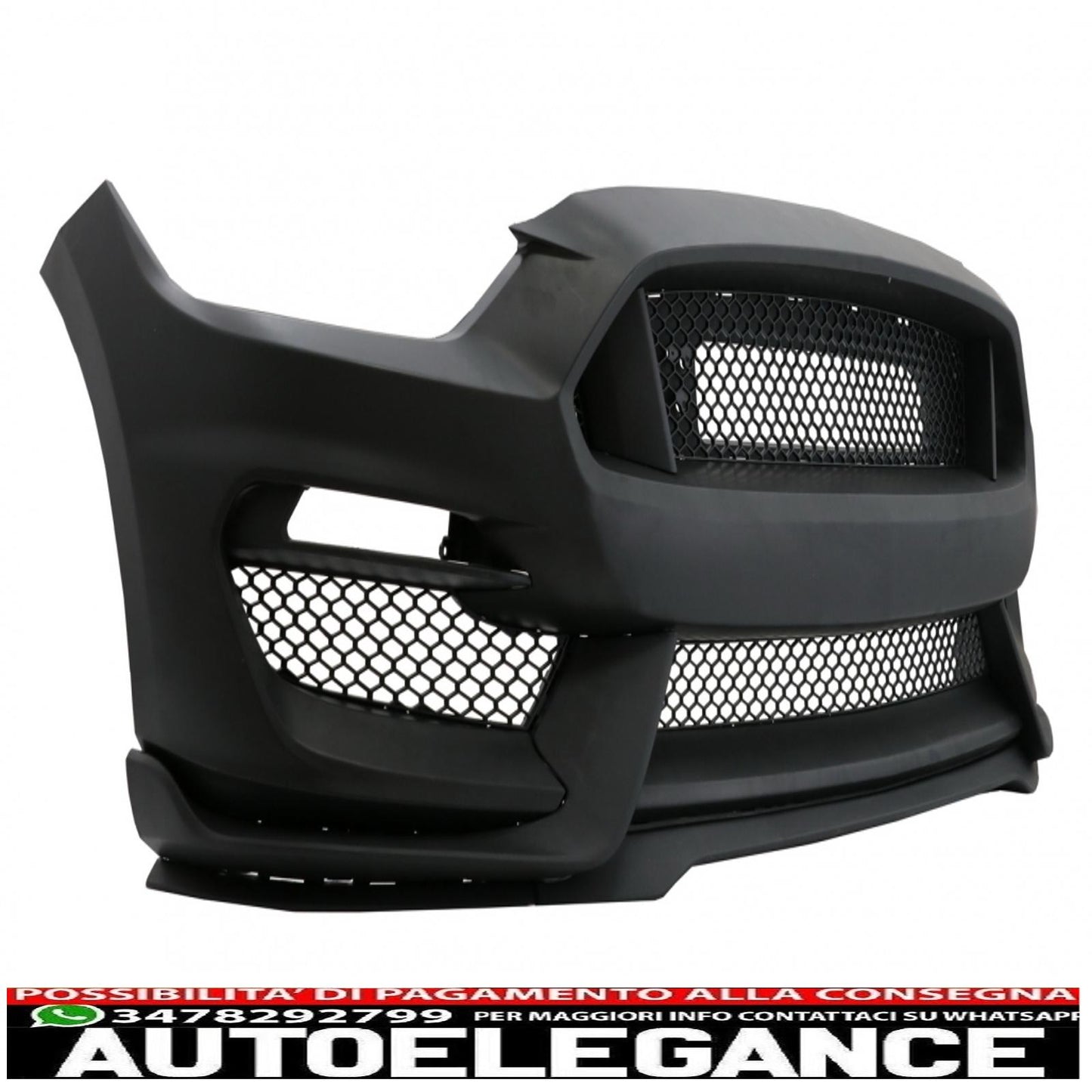 front bumper suitable for ford mustang mk6 vi sixth generation (2015-2017) gt350 design