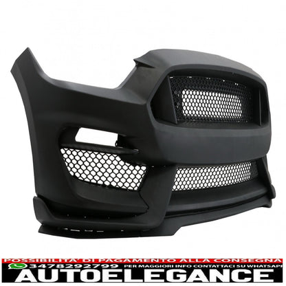 front bumper suitable for ford mustang mk6 vi sixth generation (2015-2017) gt350 design