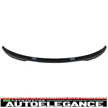 trunk spoiler suitable for tesla model 3 (2017-up) piano black 