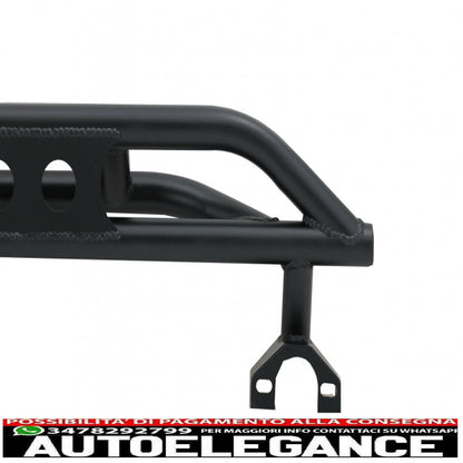 Running Boards Side Steps Nerf Bars Fit For Jeep Wrangler Rubicon JK (2007-2017) 2 Door Iron