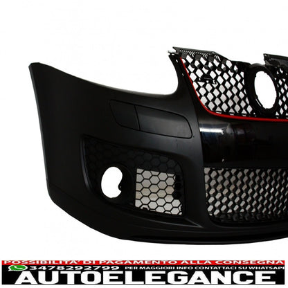 paraurti anteriore adatto a vw golf 5 v mk5 (2003-2007) jetta (2005-2010) gti design