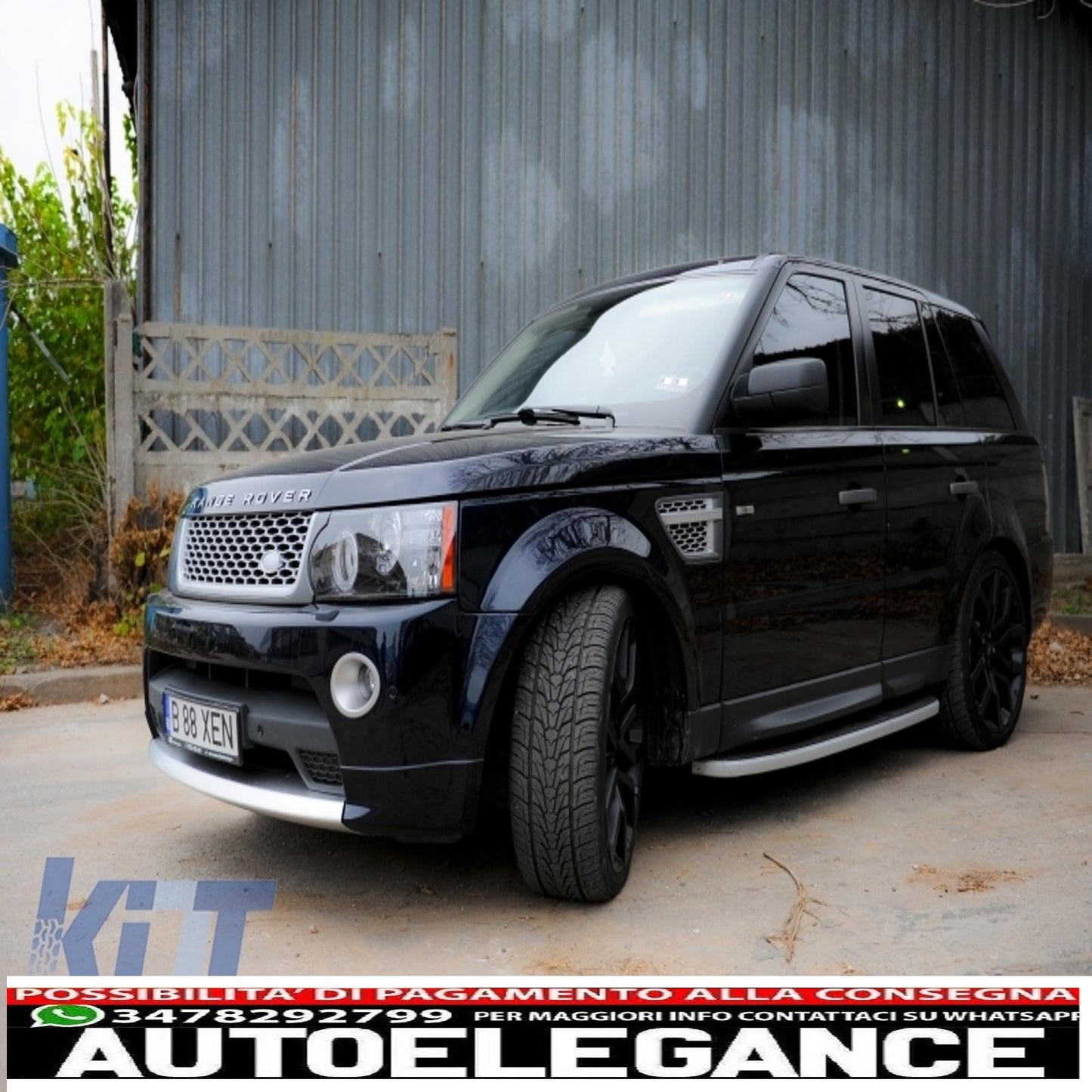 Complete conversion group for restyling suitable for Land Range Rover Sport L320 (2005-2013) autobiography design 