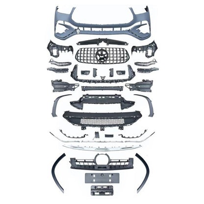 👉Paraurti anteriore GLE look 53 AMG 2024 Look for Mercedes GLE W167 C167 19+👈