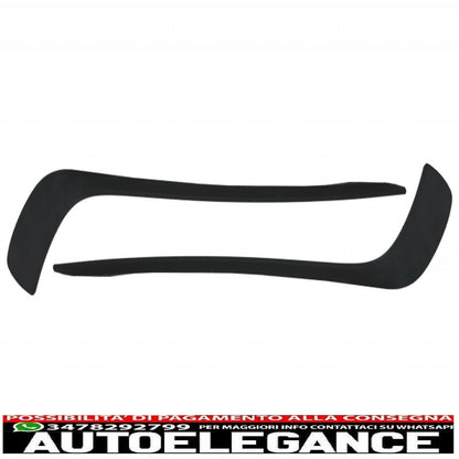 Bumper splitter fins eyebrows aerodynamics suitable for mercedes w176 a-class (2012-08/2015) design a45