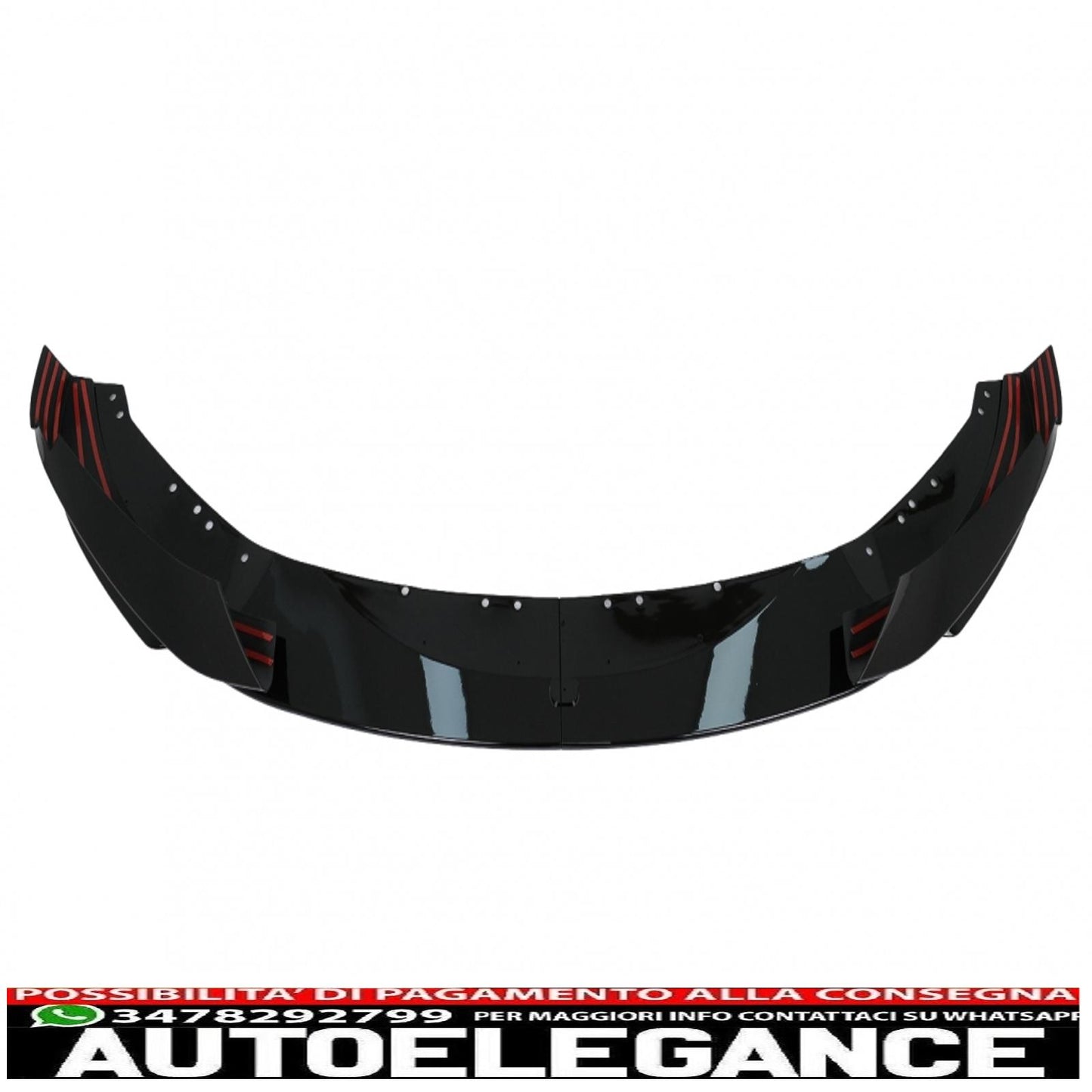 Front bumper spoiler lip suitable for bmw 4 series f32 coupe f33 cabrio f36 grand coupe (2013-03.2019) m design piano black 