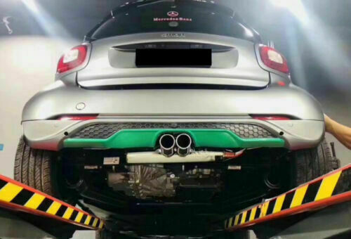 SOTTO PARAURTI POSTERIORE SPOILER SPORTIVO IN ABS PER SMART 453 FORTWO DIFFUSORE