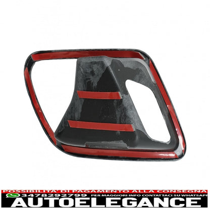 rivestimento interno della maniglia della copertura della portiera adatto per mercedes classe A w177 v177 (2018-up) guida a sinistra in carbonio