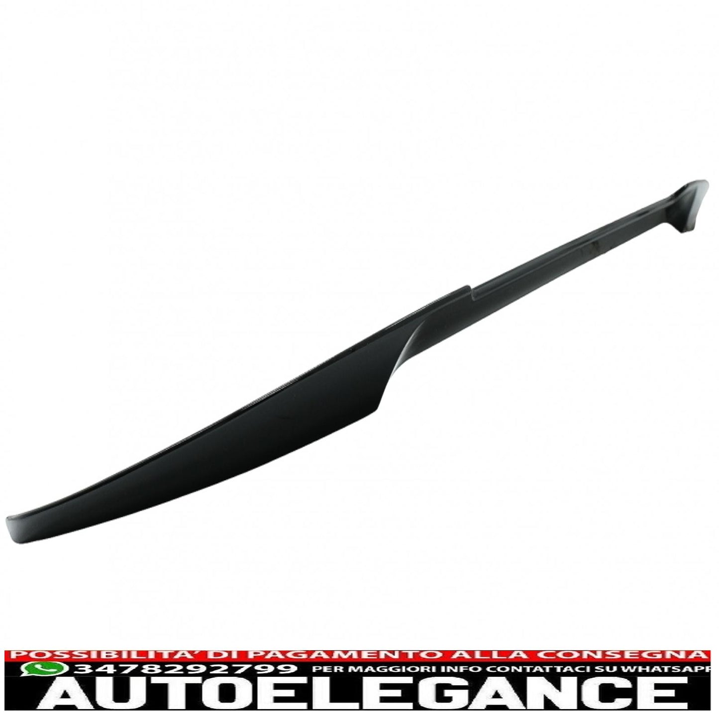 trunk spoiler suitable for bmw 4 series gran coupe f36 (2014-up) m4 csl design piano black 