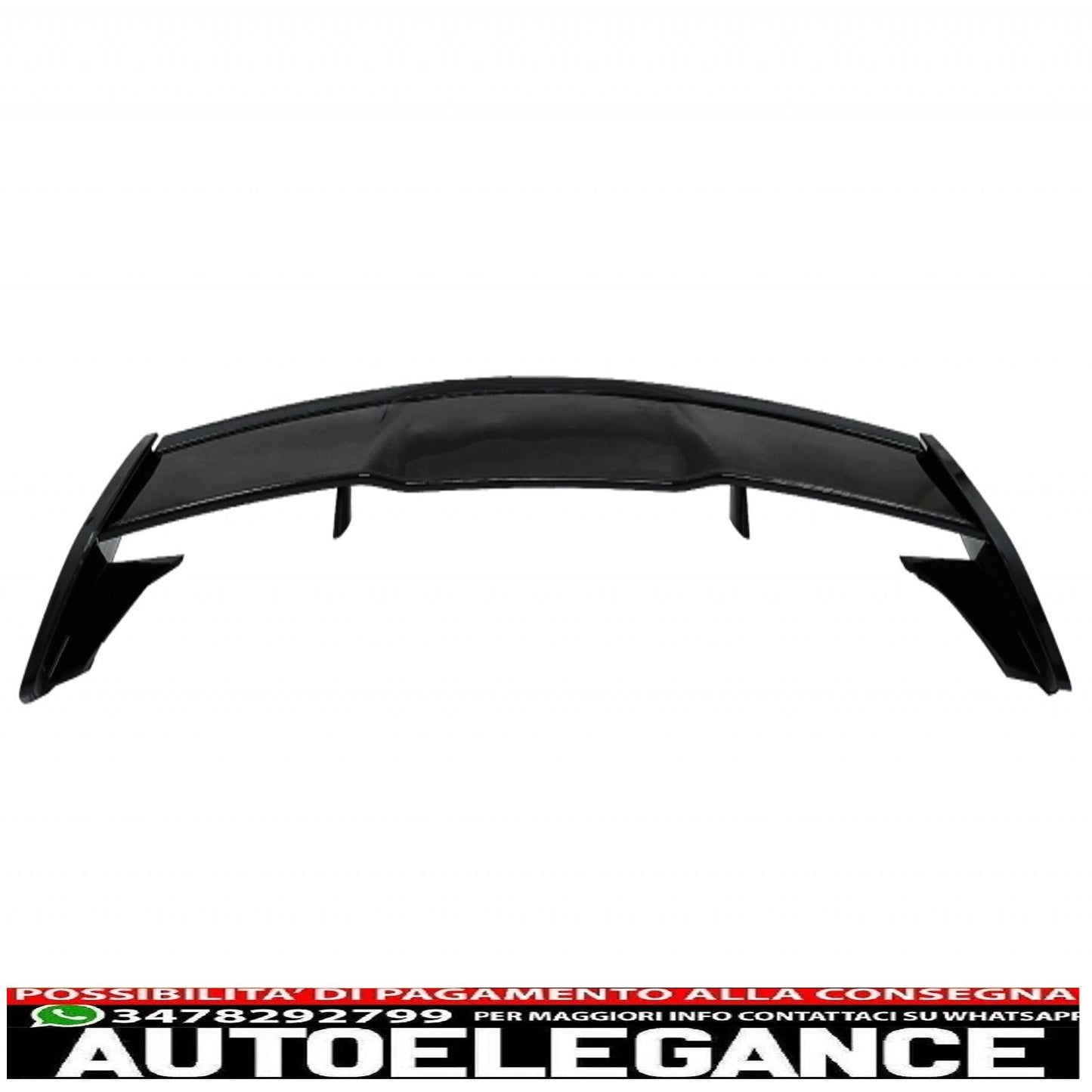 Trunk lid spoiler suitable for mercedes gla x156 (2014-2019) gla45 piano black design
