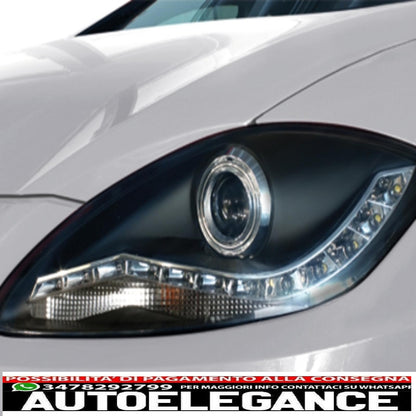 Dayline headlights suitable for Seat Leon 09+ black 