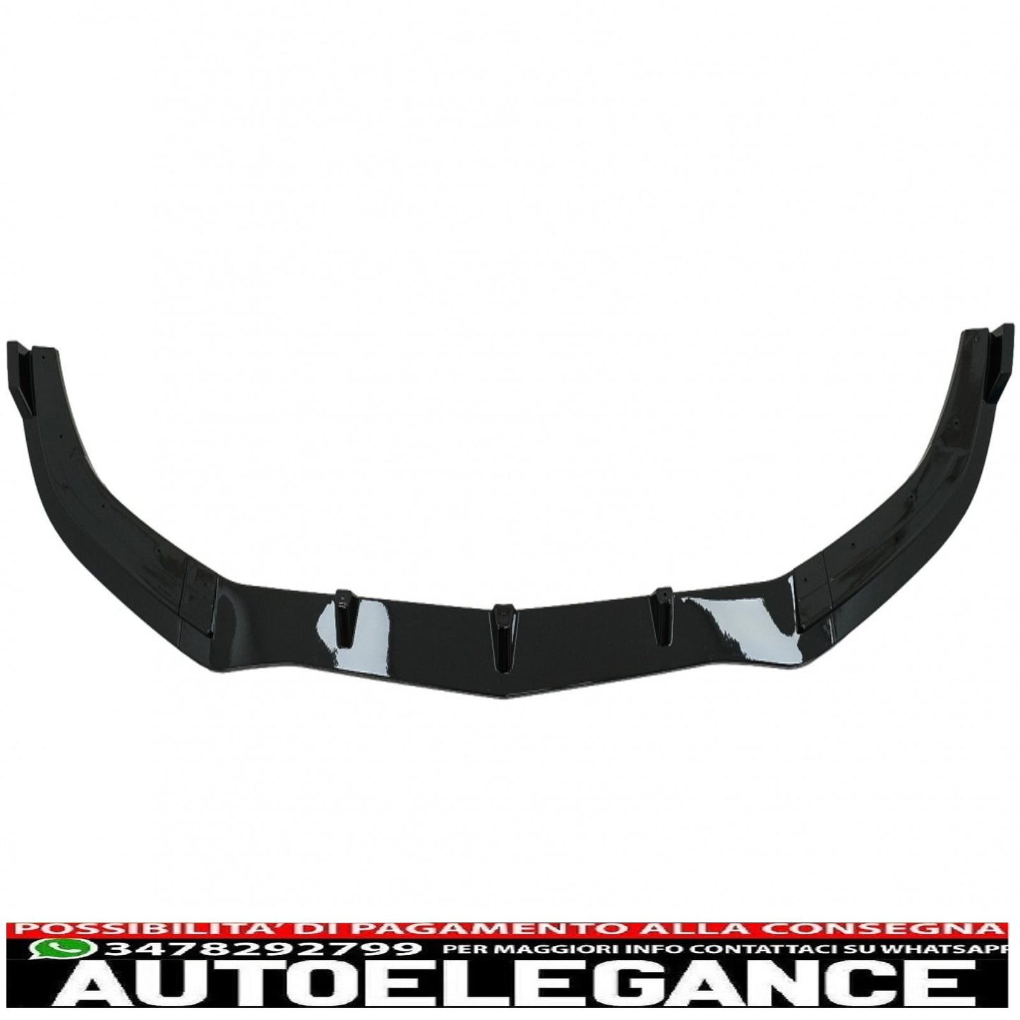 Estensione del labbro dello spoiler del paraurti anteriore adatta per mercedes classe e w212 s212 facelift sport line (2013-2016) nero pianoforte