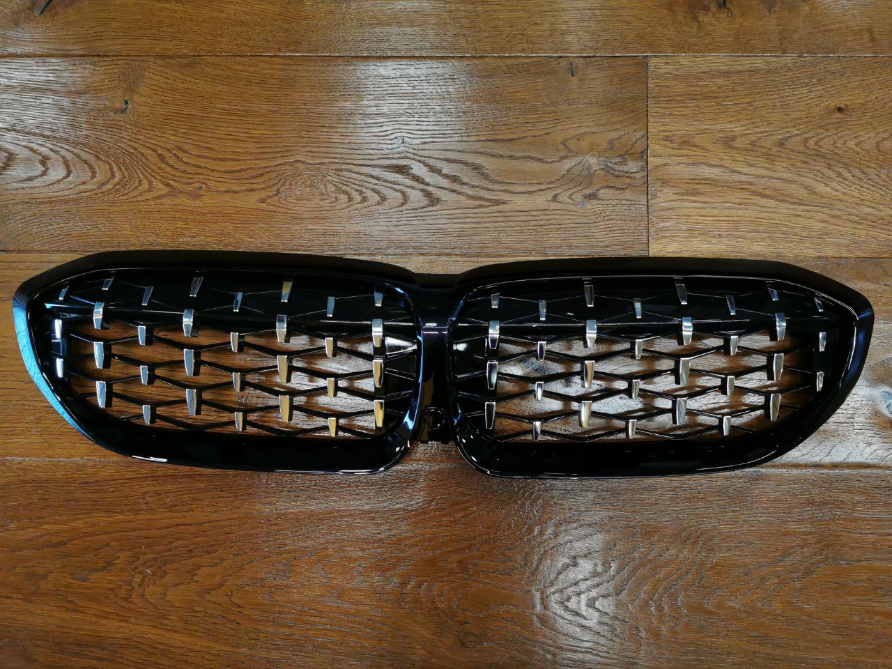 GRIGLIA ADATTA PER BMW SERIE 3 G20 G21 2018-2022 LOOK DIAMANTATA SATINATA