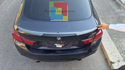 SPOILER BAGAGLIAIO ADATTO PER BMW SERIE 4 F36 GRAND COUPE LOOK M4 NERO LUCIDO