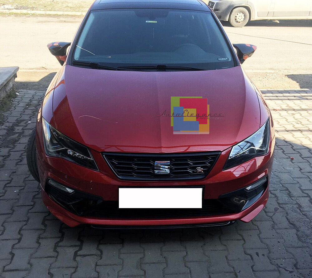 SEAT LEON 5F 2017+ LIFT SPOILER LOOK FR FRONT BUMPER SPOILER ABS 