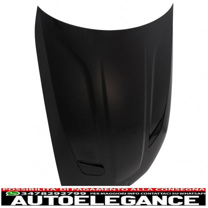 cofano cofano adatto per bmw serie 5 g30 berlina g31 touring g38 (2017-2019) m5 cs look AUTOELEGANCERICAMBI