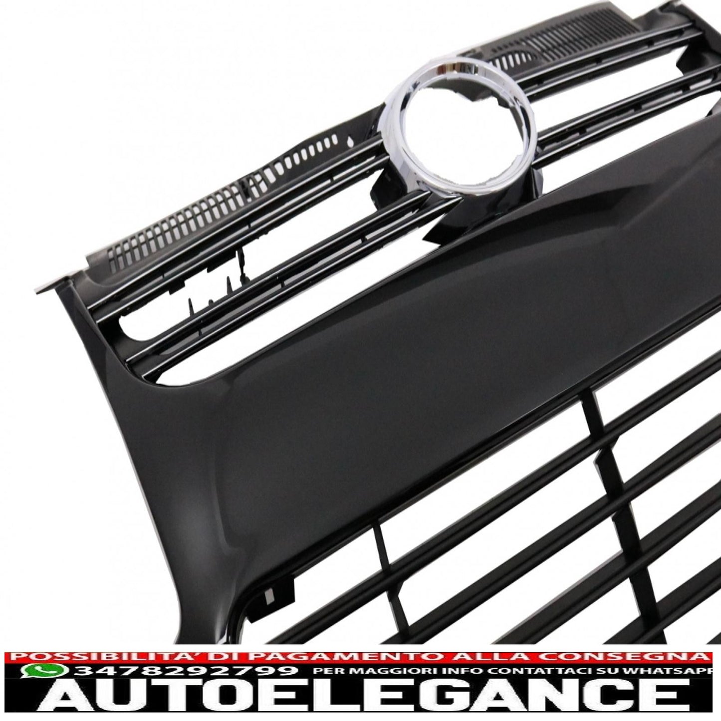 griglia anteriore adatta per vw golf 5 v (2003-2009) r32 design nera
