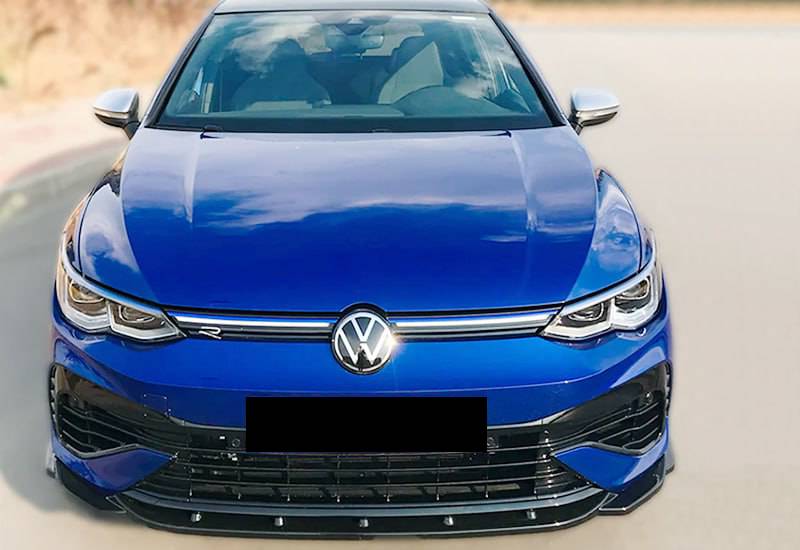 SPLITTER ANTERIORE ADATTO PER VW GOLF MK8 2019+ LOOK SPORTIVO