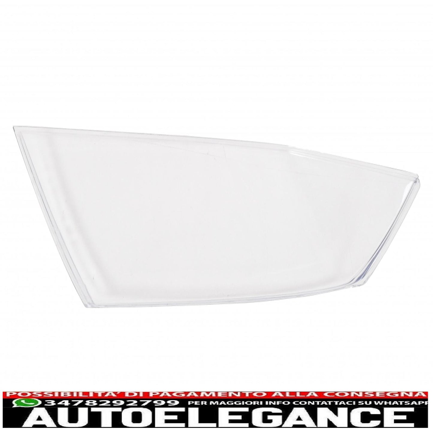 headlight lenses suitable for skoda octavia ii (1z) (2004-2008) clear glass optics 
