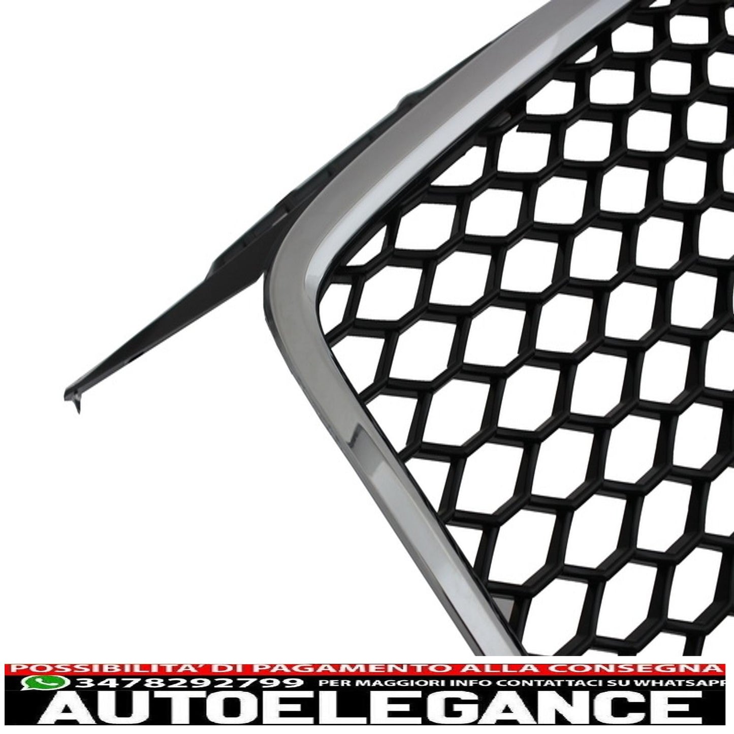 griglia anteriore senza badge adatta per audi a3 8p (2004-2007) rs design