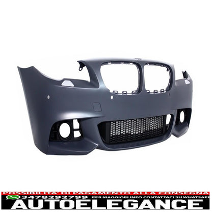 complete body kit suitable for BMW F10 5 Series (2014 onwards) facelift LCI M-Technik 550i Brilliant Design All Black Edition