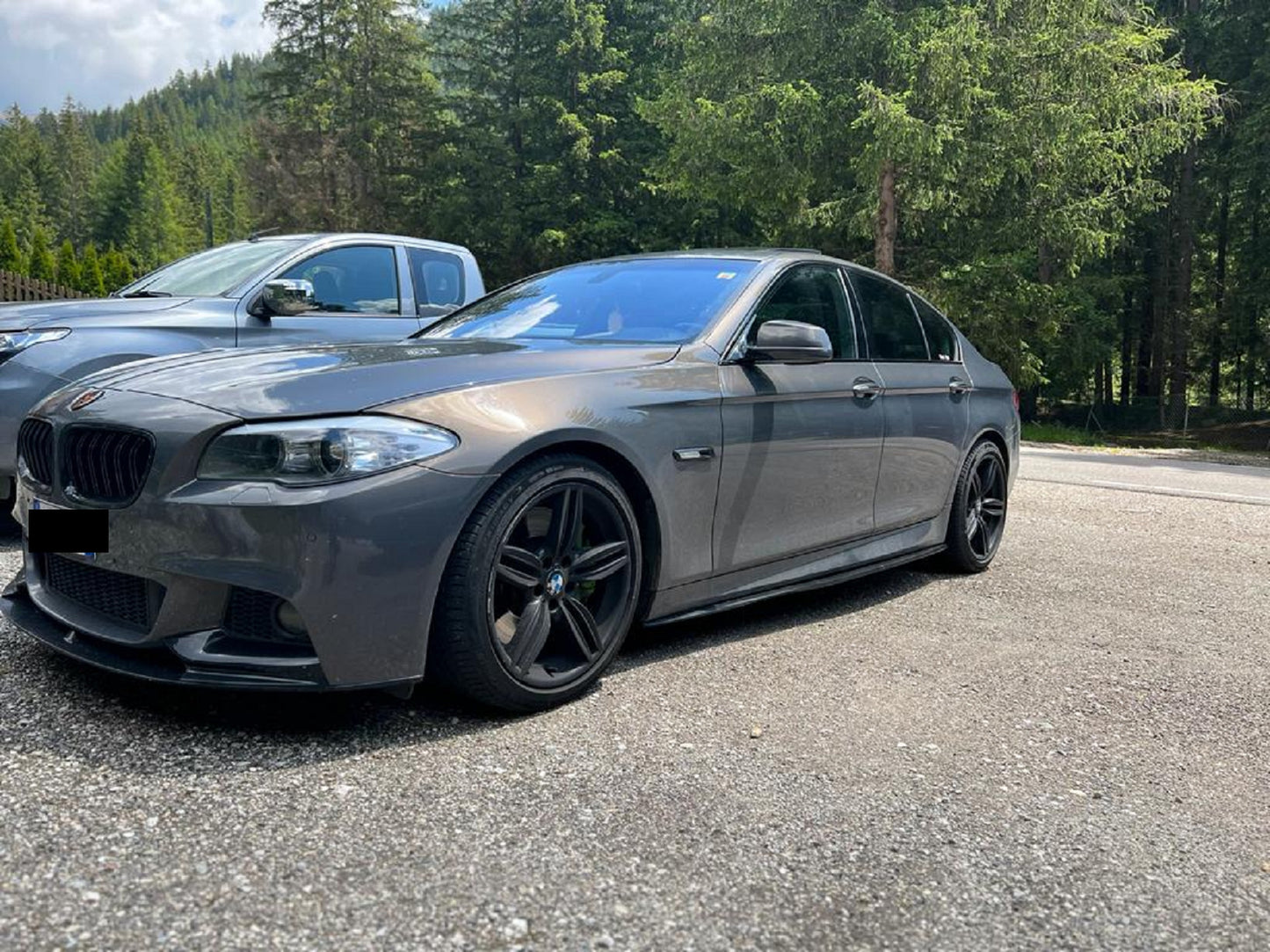 SOTTO MINIGONNE ADATTE PER BMW SERIE 1 F40 M SPORT ABS LOOK NERO LUCIDO