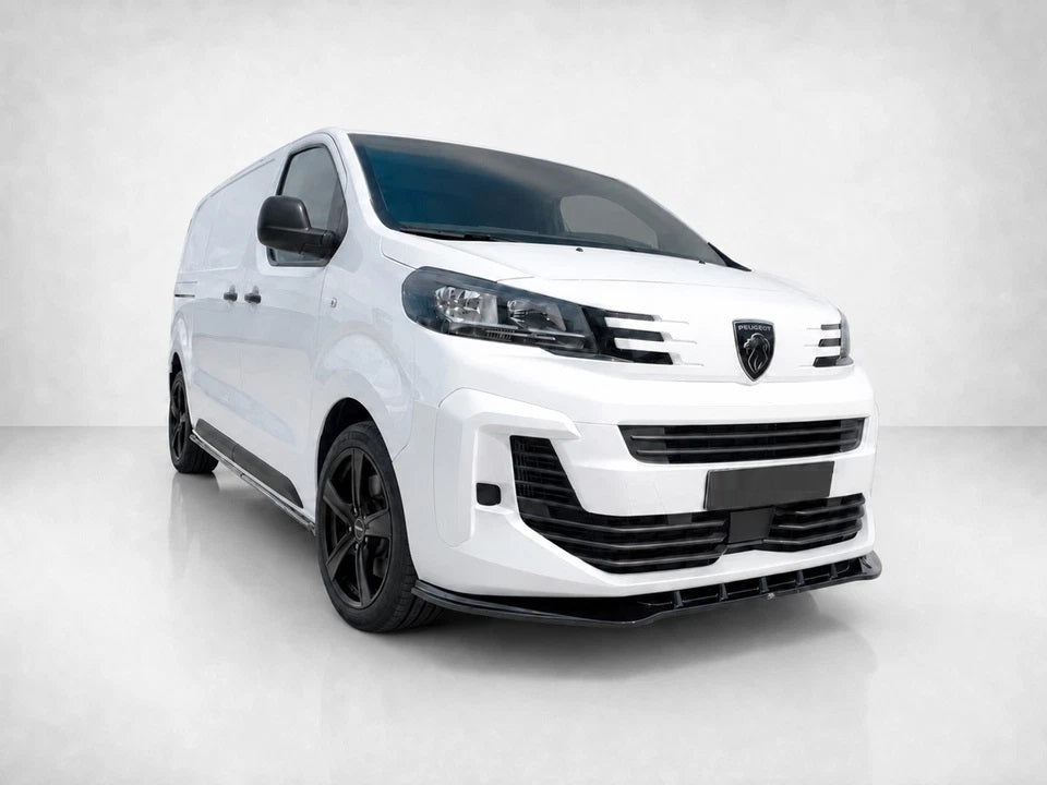 👉Splitter anteriore Opel Vivaro C/Peugeot Expert MK3 facelift ABS nero lucido👈