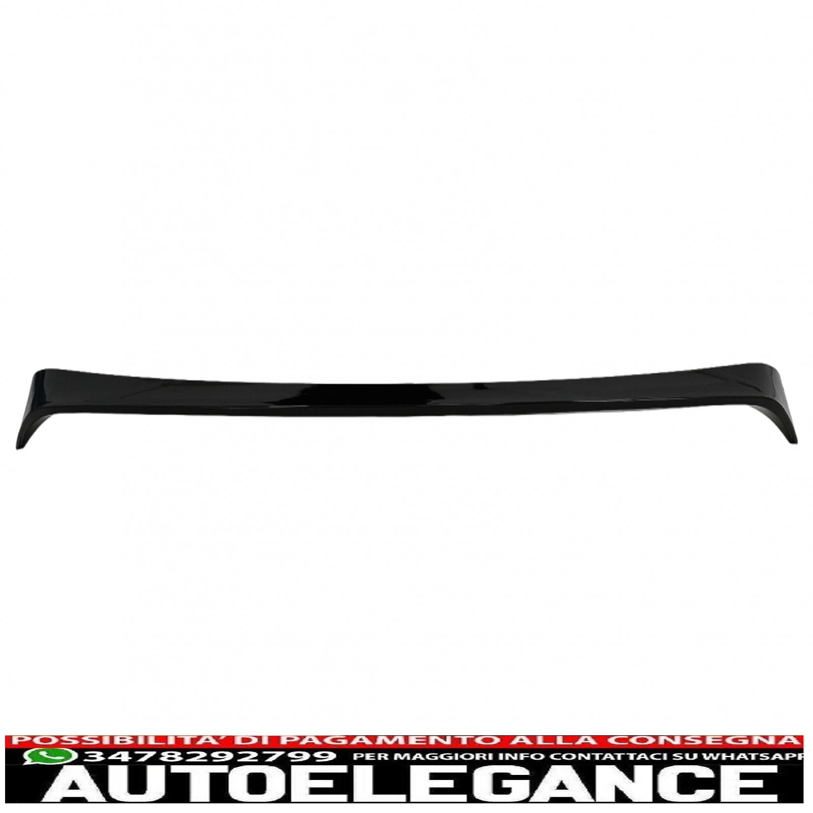 alettone spoiler aggiuntivo sul tetto adatto per vw polo 6r 6c (2009-2017) pianoforte nero AUTOELEGANCERICAMBI