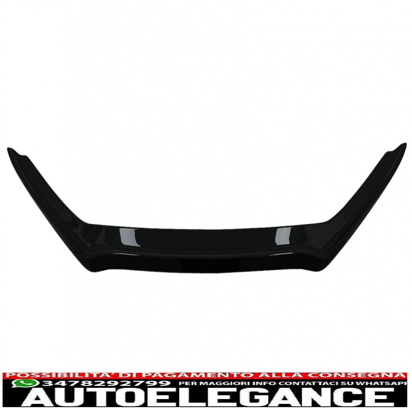 Front Bumper Lip Extension Spoiler Fit For Ford Puma (2019 Onwards) Piano Black For St-Line Only 