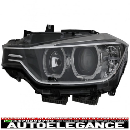 led drl angel eye headlights with projector suitable for bmw 3 series f30 f31 (2011-2015) 