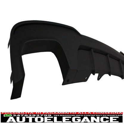pacchetto diffusore d'aria e spoiler paraurti anteriore adatto per BMW F10 F11 Serie 5 (2011-2017) design M-Performance