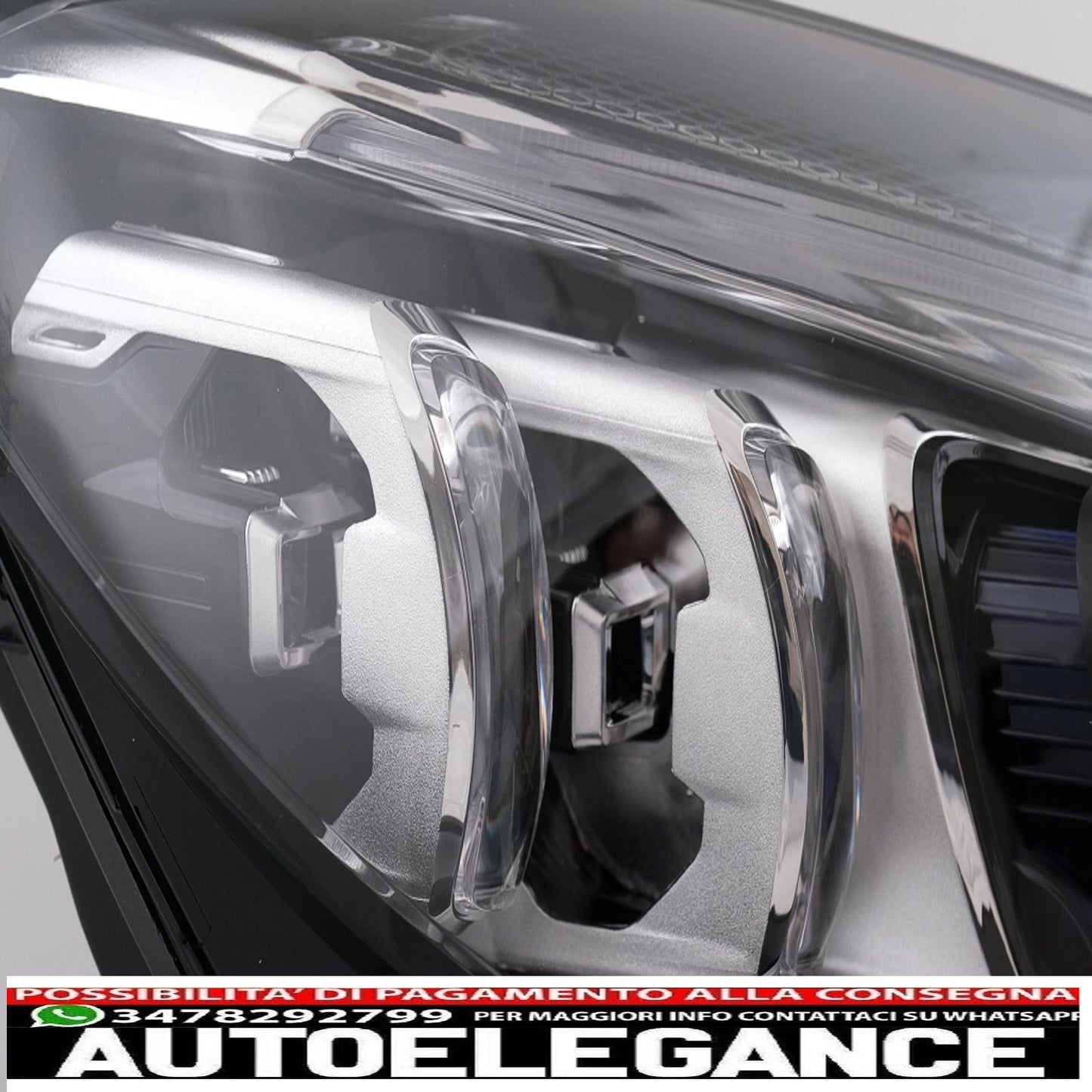 complete multibeam led headlights suitable for mercedes c class w205 s205 (2014-2018) left hand drive 
