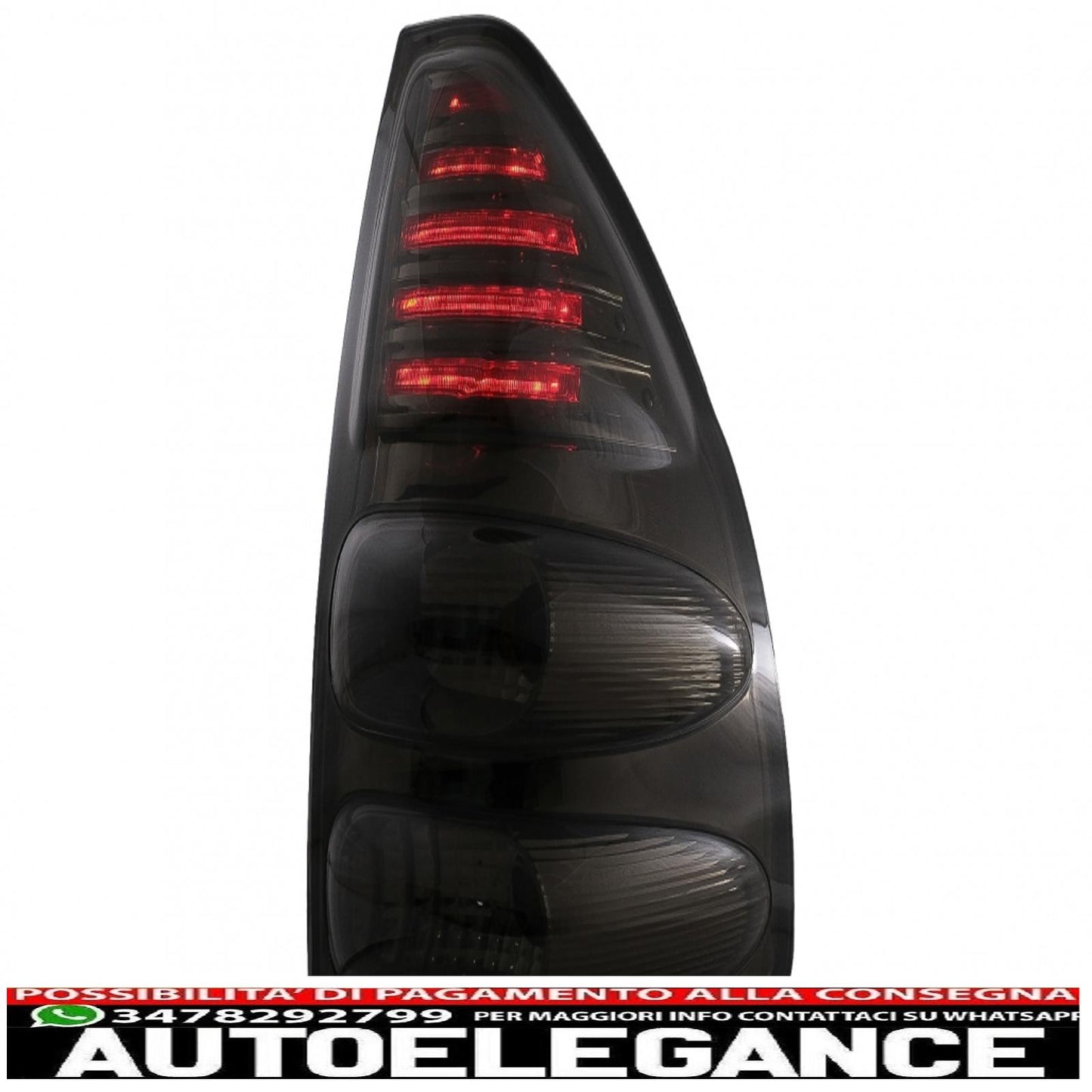 LED rear lights suitable for toyota land cruiser fj120 (2003-2008) smoke