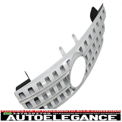 central grille suitable for mercedes ml w164 (2005-2008) chrome