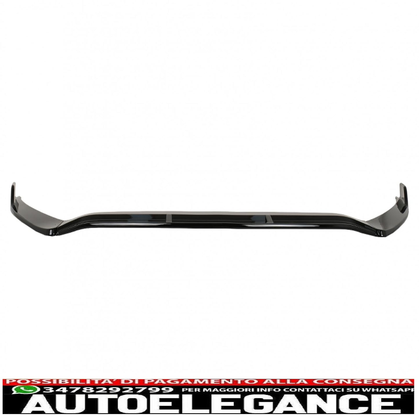 Front Bumper Spoiler Lip Fit For Mercedes Cla X118 C118 Sport Line Cla35 (2019-2023) Piano Black