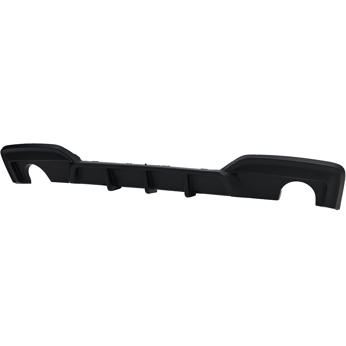 DIFFUSORE POSTERIORE 1+1 ADATTO PER BMW SERIE 6 F12 F13 F06 LOOK NERO OPACO