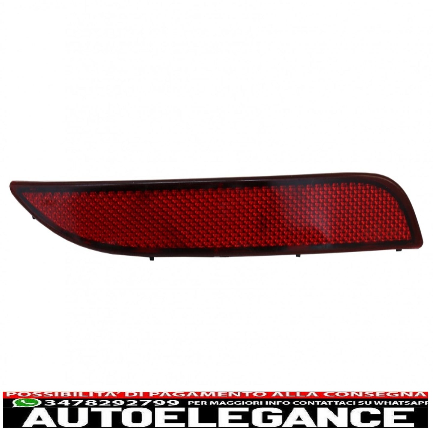 Catarifrangente paraurti posteriore adatto per vw golf 6 vi (2008-2013) r20 AUTOELEGANCERICAMBI