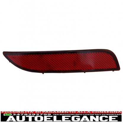 Catarifrangente paraurti posteriore adatto per vw golf 6 vi (2008-2013) r20 AUTOELEGANCERICAMBI