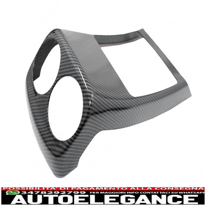 Copertura del rivestimento della presa d'aria della scatola del bracciolo posteriore adatto per mercedes classe A w177 v177 (2018-up) in fibra di carbonio AUTOELEGANCERICAMBI