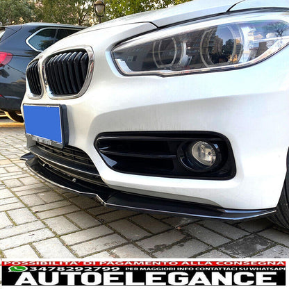 front spoiler spoiler lip spoiler suitable for bmw 1 series f20 f21 lci glossy black...-show original titleoriginal textfrontspoiler spoilerlippe spoiler fits for bmw 1er f20 f21 lci glanz schwarz...