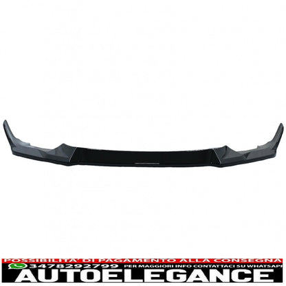 Front Bumper Spoiler Fit For BMW 2 Series F87 M2 (2016-2020) Piano Black 