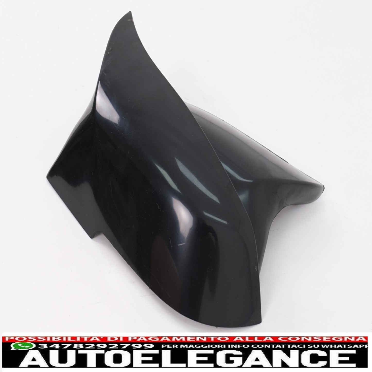 Copri specchietti adatti per bmw serie 1/2/3/4 f20 f21 f22 f23 f30 f31 f32 f33 f36 nero AUTOELEGANCERICAMBI