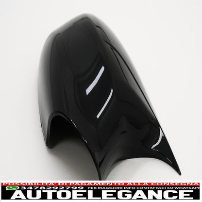 Calotte specchietti adatte per bmw serie 3 e90 e91 lci (2008-2011) m sport design nero lucido AUTOELEGANCERICAMBI
