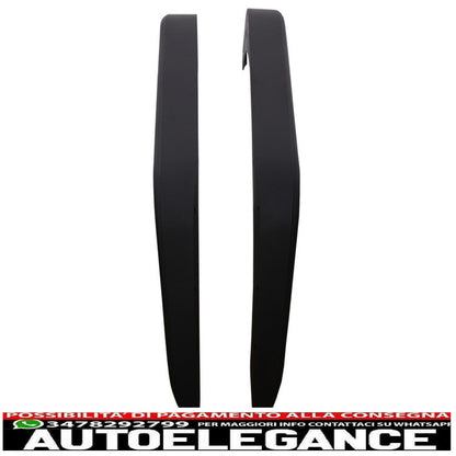 Flat Steel Rear Mud Flaps with Crusher Tube Fit for Jeep Wrangler / Rubicon JK (2007-2017) 