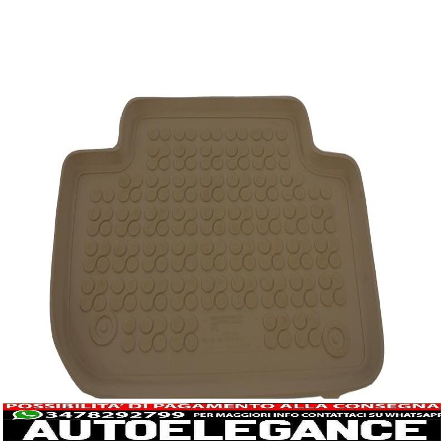 Beige rubber car mats suitable for bmw x3 e83 (2004-2010)